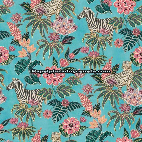 Rollo Papel Pintado FLORA GESTERA Referencia  18523.