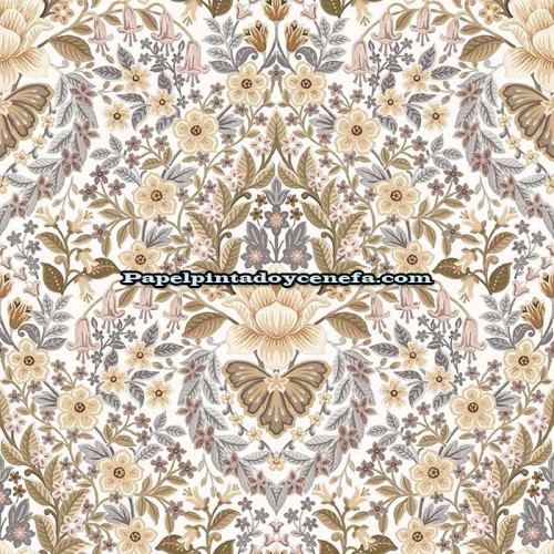 Rollo Papel Pintado FLORA GESTERA Referencia  18516.