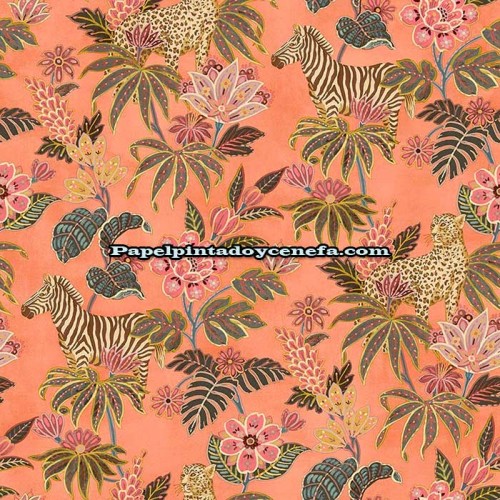 Rollo Papel Pintado FLORA GESTERA Referencia  18524.