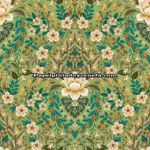 Rollo Papel Pintado FLORA GESTERA Referencia  18517.