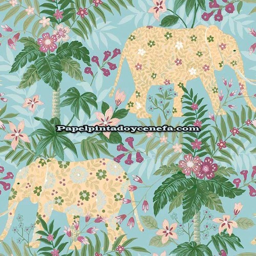 Rollo Papel Pintado FLORA GESTERA Referencia  18547.