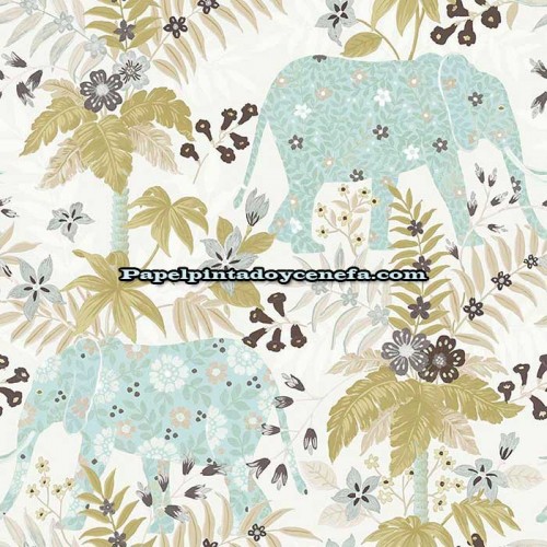 Rollo Papel Pintado FLORA GESTERA Referencia  18546.