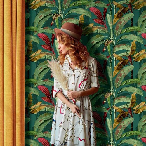 Rollo Papel Pintado FLORA GESTERA Referencia  18544.