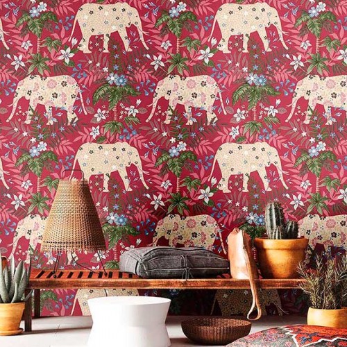 Rollo Papel Pintado FLORA GESTERA Referencia  18548.
