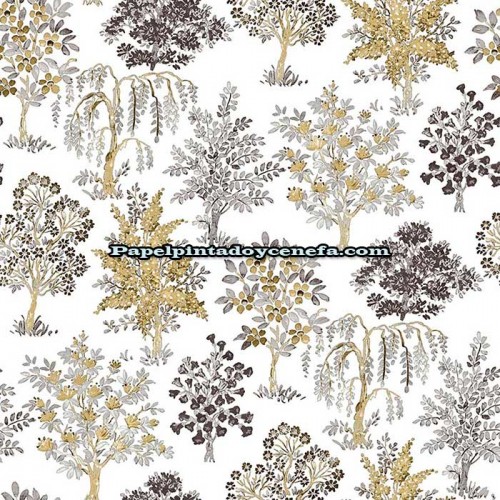 Rollo Papel Pintado FLORA GESTERA Referencia  18557.