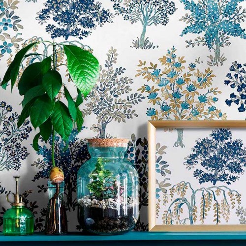 Rollo Papel Pintado FLORA GESTERA Referencia  18556.