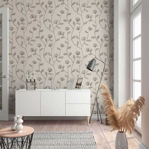 Rollo Papel Pintado HOJARASKA Referencia  006-HOJA.