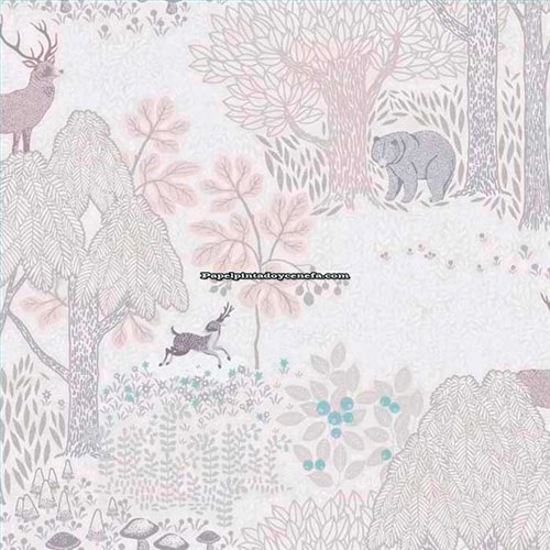 Rollo Papel Pintado LILLY + LUIS Referencia  77133-2.