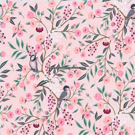 Rollo Papel Pintado LILLY + LUIS Referencia  77136-1.