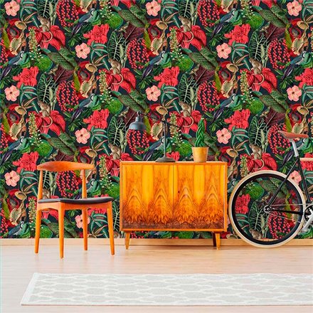 Rollo Papel Pintado Tropical Wallls Referencia  265-1000.