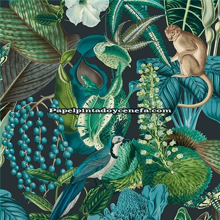 Rollo Papel Pintado Tropical Wallls Referencia  265-1003.
