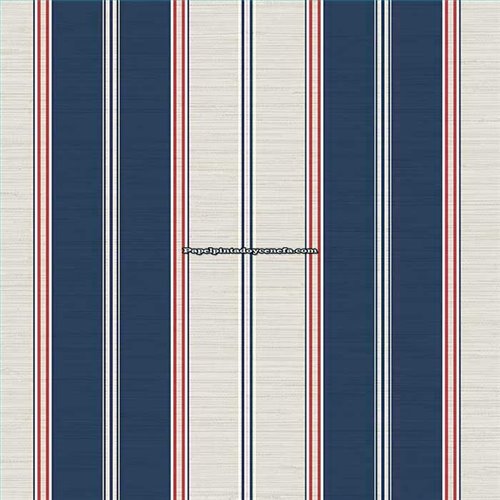 Rollo Papel Pintado NANTUCKET STRIPES REVISITED Referencia  SR21012.