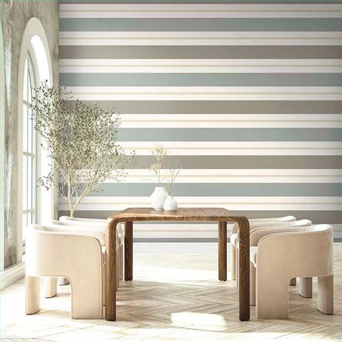Rollo Papel Pintado NANTUCKET STRIPES REVISITED Referencia  SR21305.