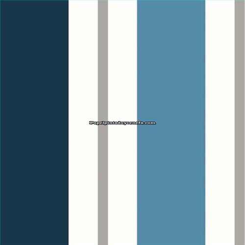 Rollo Papel Pintado NANTUCKET STRIPES REVISITED Referencia  SR21302.