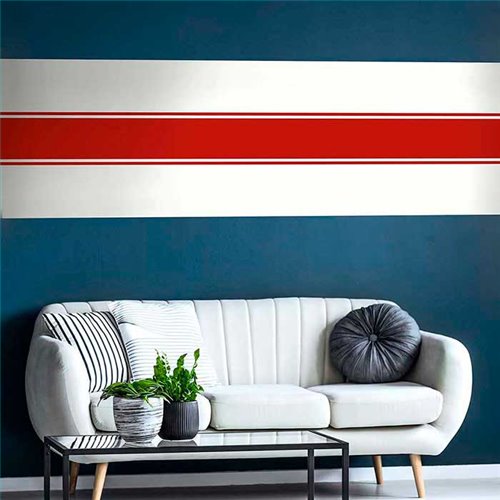 Rollo Papel Pintado NANTUCKET STRIPES REVISITED Referencia  SR21211.