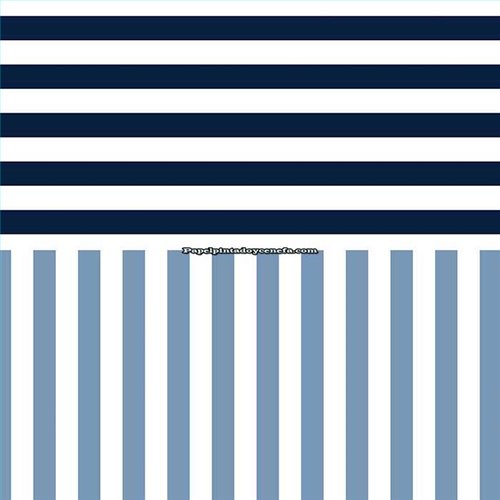Rollo Papel Pintado NANTUCKET STRIPES REVISITED Referencia  SR20202.