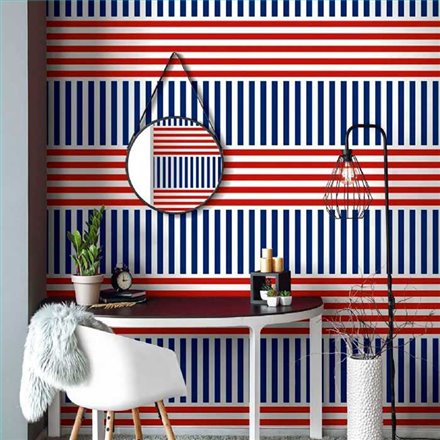 Rollo Papel Pintado NANTUCKET STRIPES REVISITED Referencia  SR20200.