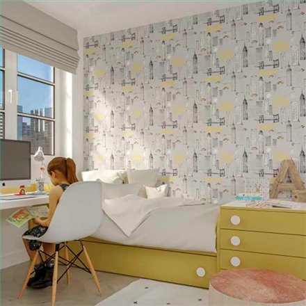 Rollo Papel Pintado HAPPY WALLS Referencia  7048-70.