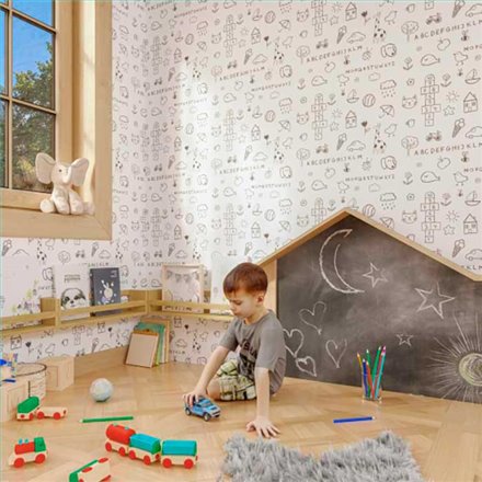 Rollo Papel Pintado HAPPY WALLS Referencia  7038-50.