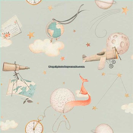 Rollo Papel Pintado BAMBINO Referencia  006-BAM.