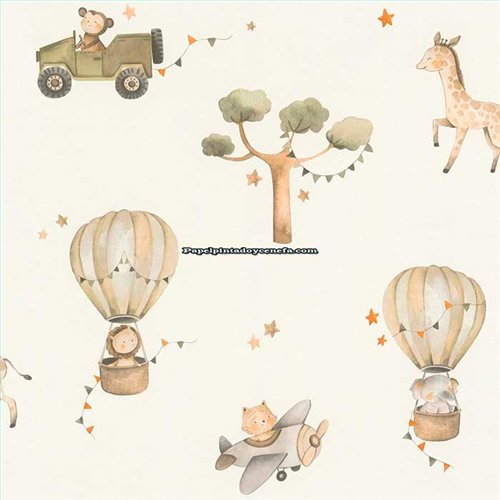 Rollo Papel Pintado BAMBINO Referencia  011-BAM.