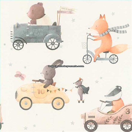 Rollo Papel Pintado BAMBINO Referencia  013-BAM.