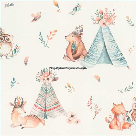 Rollo Papel Pintado BAMBINO Referencia  015-BAM.