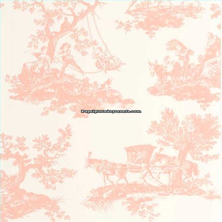 Rollo Papel Pintado LES BELLES TOILES DE JOUY 2 Referencia  BTJD201694114.