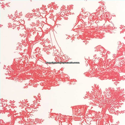 Rollo Papel Pintado LES BELLES TOILES DE JOUY 2 Referencia  BTJD201698585.