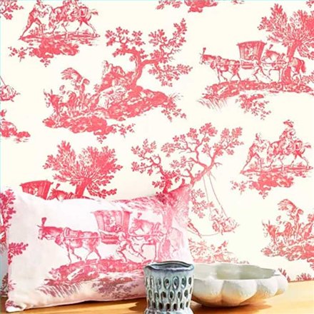 Rollo Papel Pintado LES BELLES TOILES DE JOUY 2 Referencia  BTJD201698585.