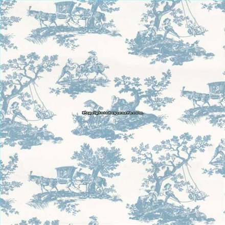Tela LES BELLES TOILES DE JOUY 2 Referencia  T-BTJD201776389.