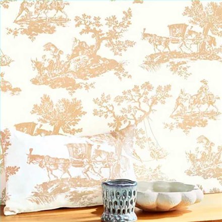 Tela LES BELLES TOILES DE JOUY 2 Referencia  T-BTJD201771435.