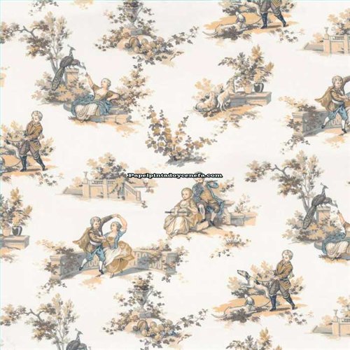 Tela LES BELLES TOILES DE JOUY 2 Referencia  T-BTJD201761720.