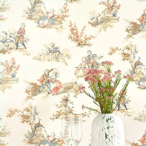 Rollo Papel Pintado LES BELLES TOILES DE JOUY 2 Referencia  BTJD201737407.