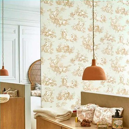 Rollo Papel Pintado LES BELLES TOILES DE JOUY 2 Referencia  BTJD87917272.