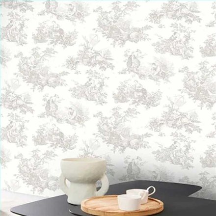 Rollo Papel Pintado LES BELLES TOILES DE JOUY 2 Referencia  BTJD87919103.