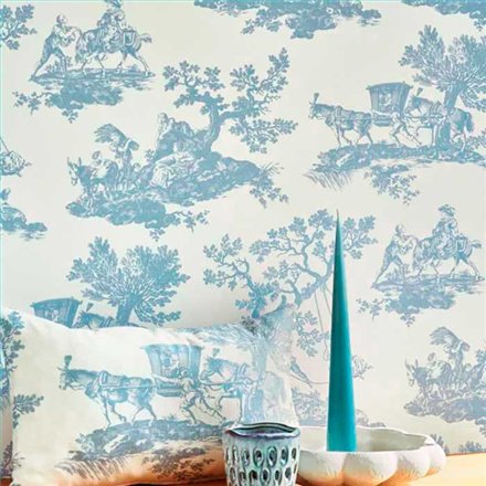 Rollo Papel Pintado LES BELLES TOILES DE JOUY 2 Referencia  BTJD201746336.