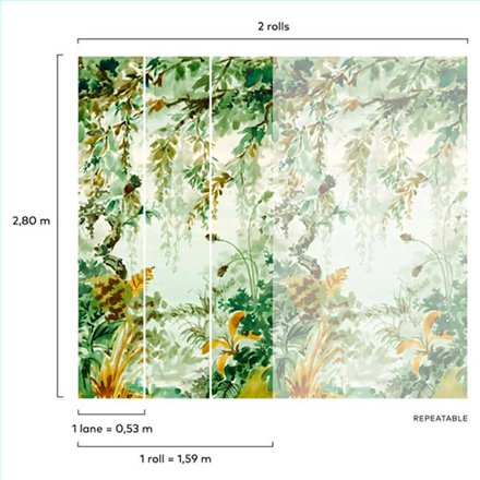 Mural ONE ROLL ONE MOTIF 2 Referencia  M-1861-A52201.