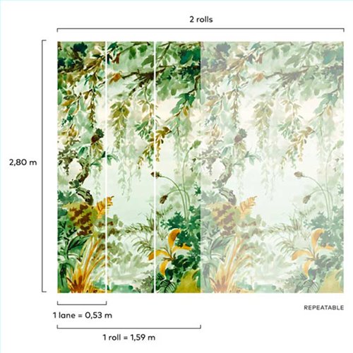 Mural ONE ROLL ONE MOTIF 2 Referencia  M-1861-A52201.