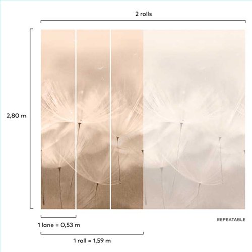 Mural ONE ROLL ONE MOTIF 2 Referencia  M-1861-203801.