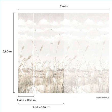 Mural ONE ROLL ONE MOTIF 2 Referencia  M-1861-202701.