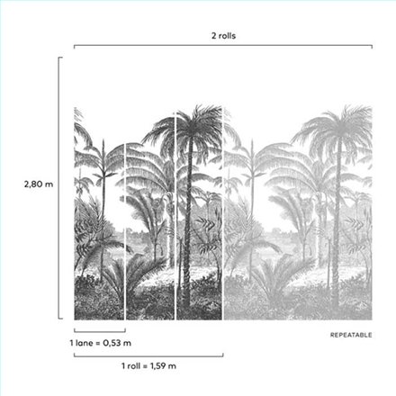 Mural ONE ROLL ONE MOTIF 2 Referencia  M-1861-A58201.