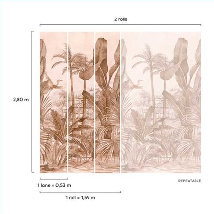 Mural ONE ROLL ONE MOTIF 2 Referencia  M-1861-A53501.