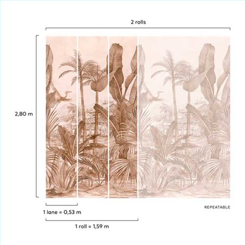 Mural ONE ROLL ONE MOTIF 2 Referencia  M-1861-A53501.