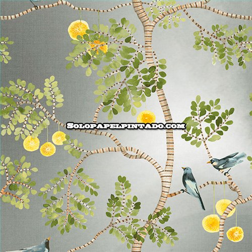 Rollo Papel Pintado PARTRIDGE & WILLOW Referencia  BH80004.