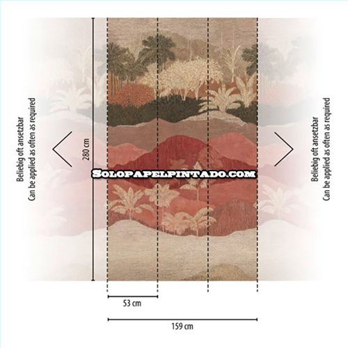 Mural VIBES & STYLES Referencia  M-792168.