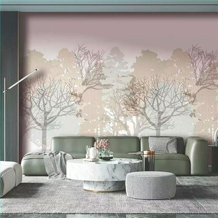 Ref.28290 mural antibes iberostil arboles moderno tejido no tejido lavable