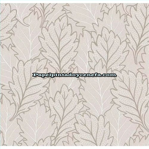 Ref.28260 papel pintado antibes iberostil hojas moderno tejido no tejido lavable
