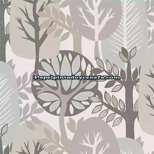 Ref.28280 papel pintado antibes iberostil arboles moderno tejido no tejido lavable