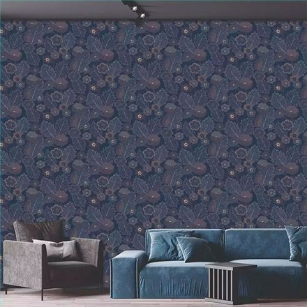 Ref.28273 papel pintado antibes iberostil flores moderno tejido no tejido lavable
